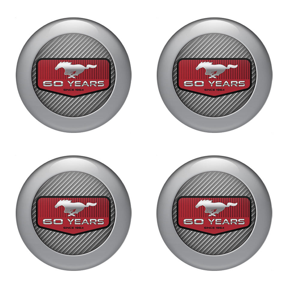 MUSTANG Domed Emblems for Center Caps45