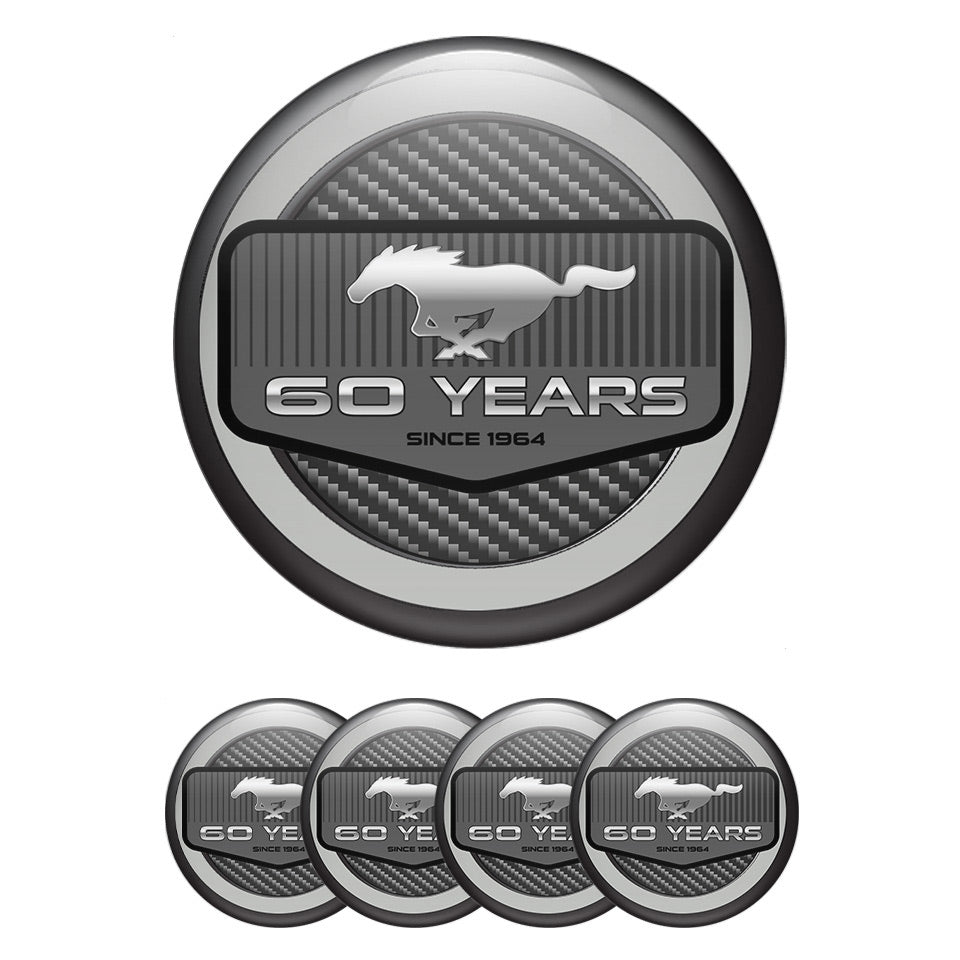 MUSTANG Domed Emblems for Center Caps60