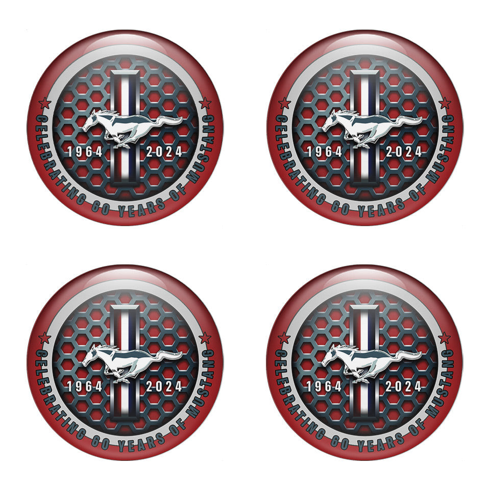 MUSTANG Emblems for Wheel Center Caps5