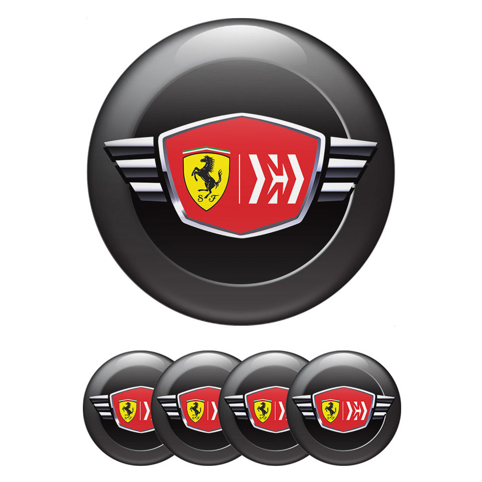 FERRARI Emblems for Wheel Center Caps