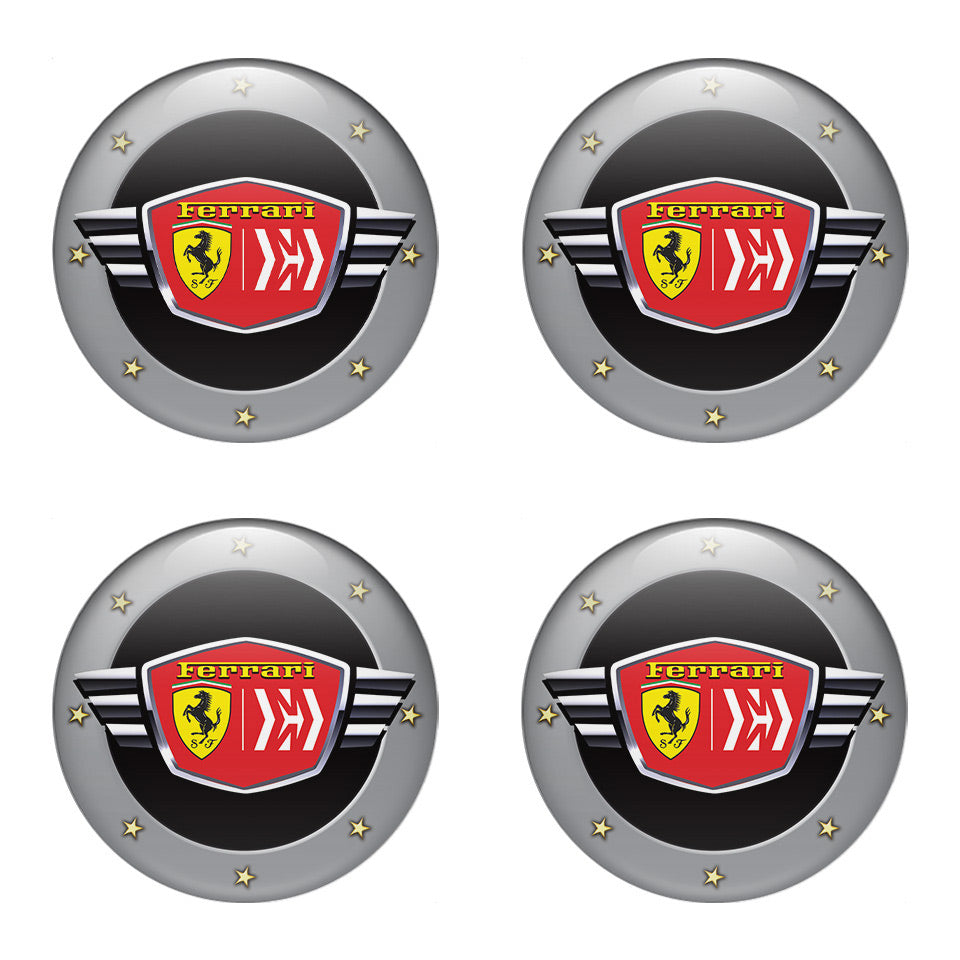 FERRARI Emblems for Wheel Center Caps