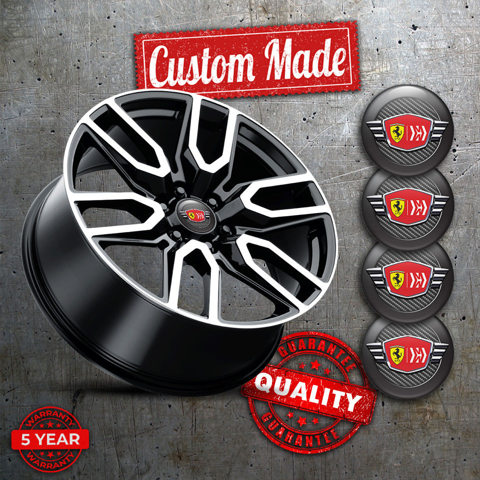 FERRARI Emblems for Wheel Center Caps