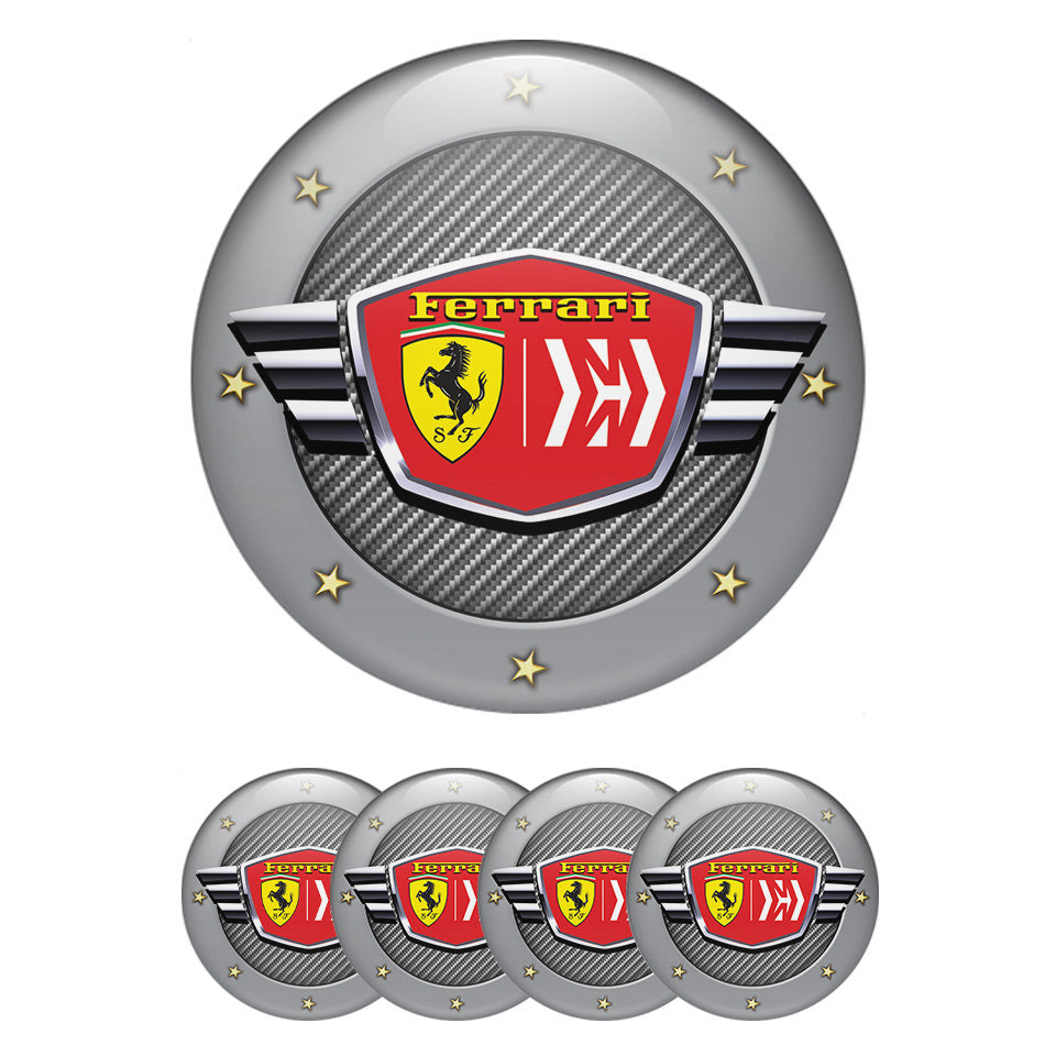 FERRARI Domed Emblems for Center Caps