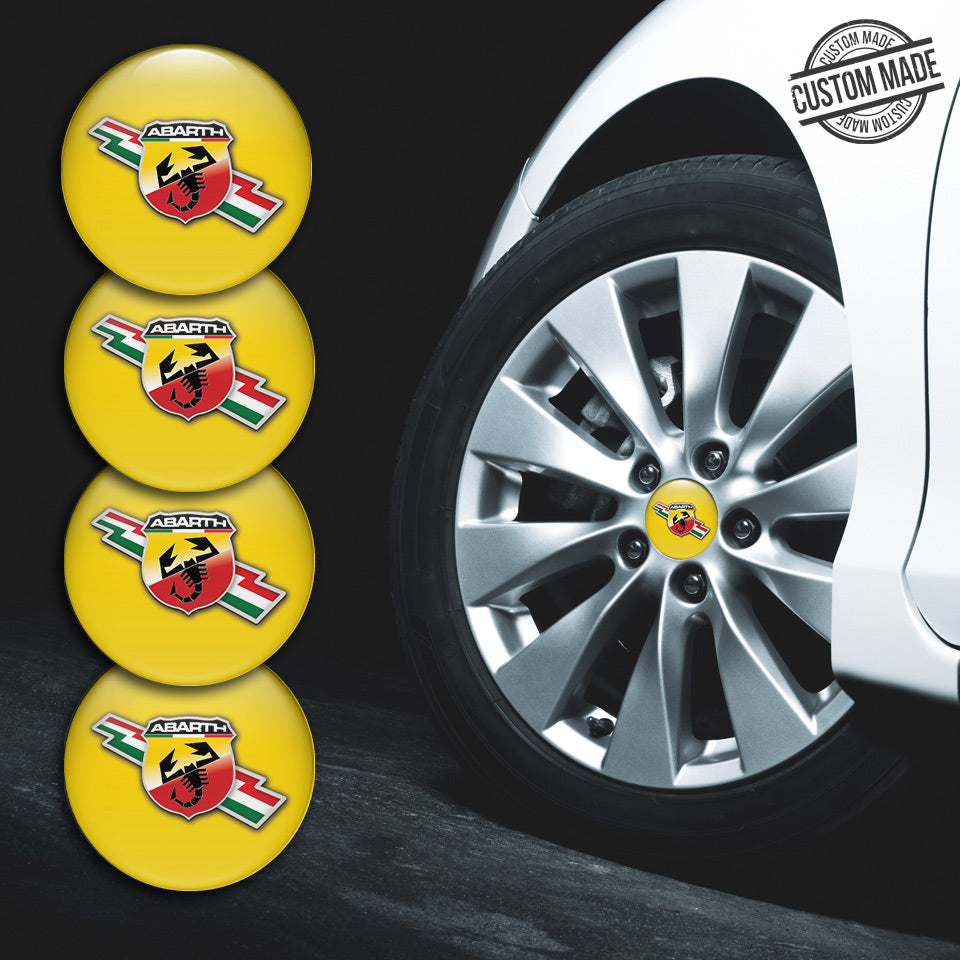 ABARTH Domed Emblems for Center Caps