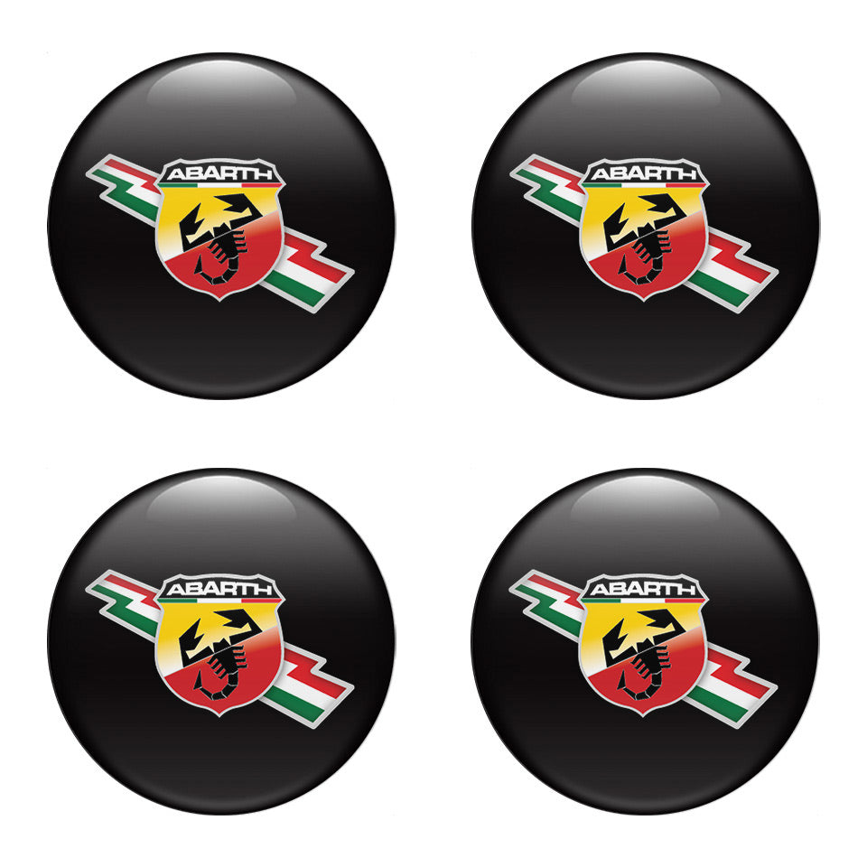 ABARTH Domed Emblems for Center Caps