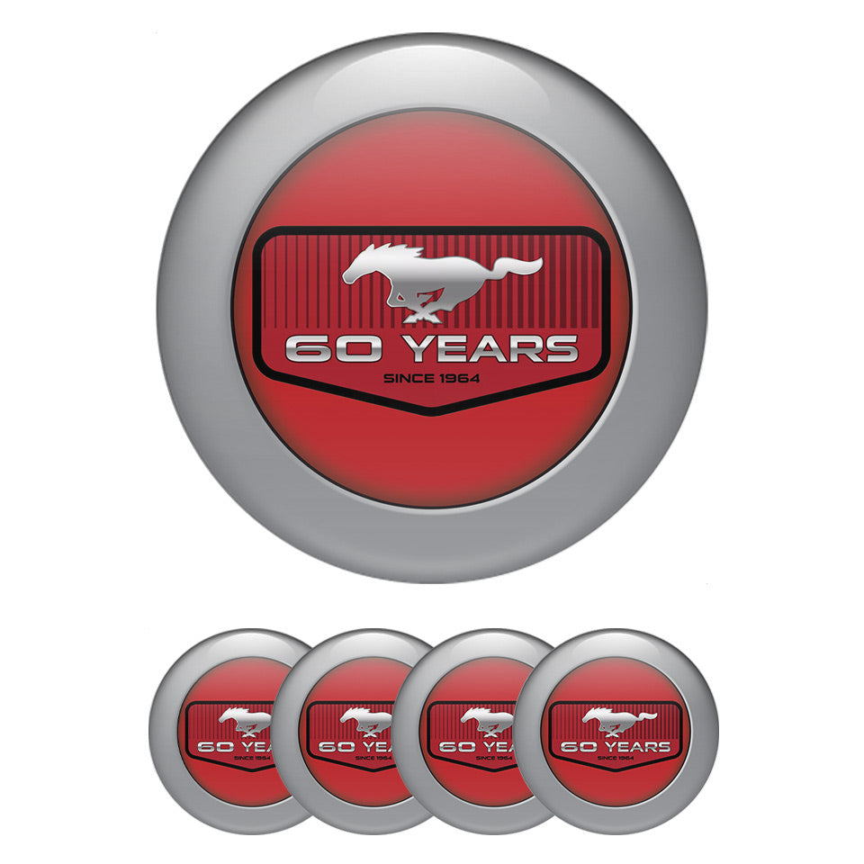 MUSTANG Domed Emblems for Center Caps