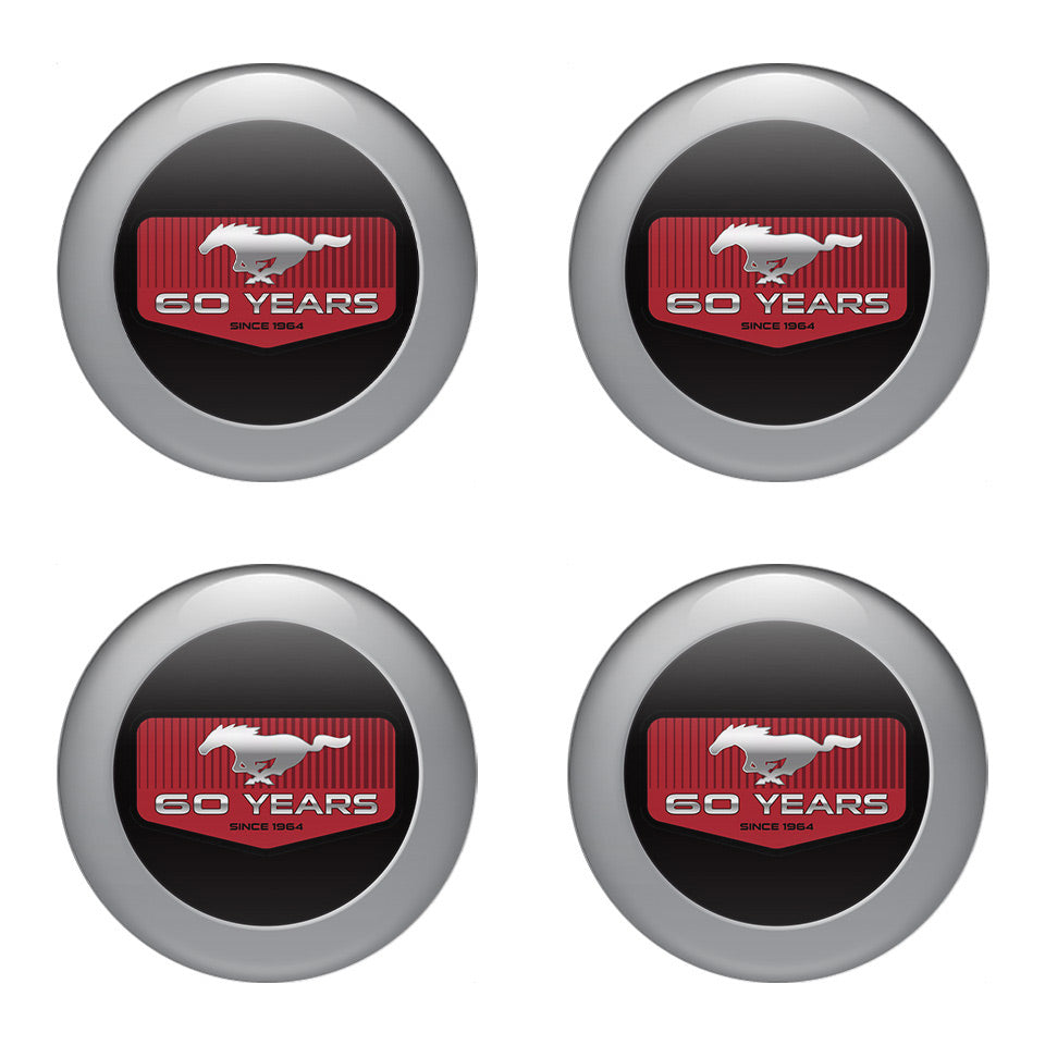 MUSTANG Emblems for Wheel Center Caps