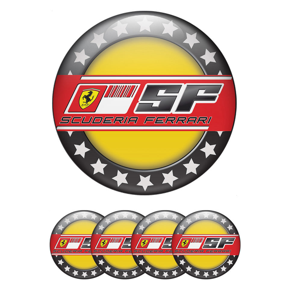 FERRARI Emblems for Wheel Center Caps