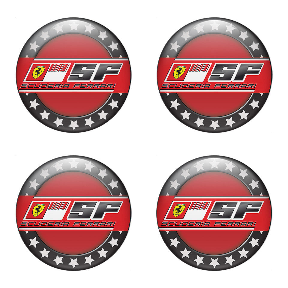 FERRARI Domed Emblems for Center Caps