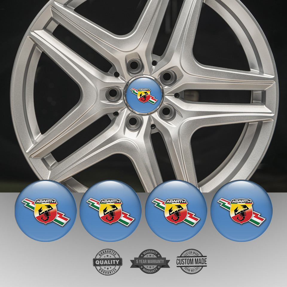 ABARTH Domed Emblems for Center Caps