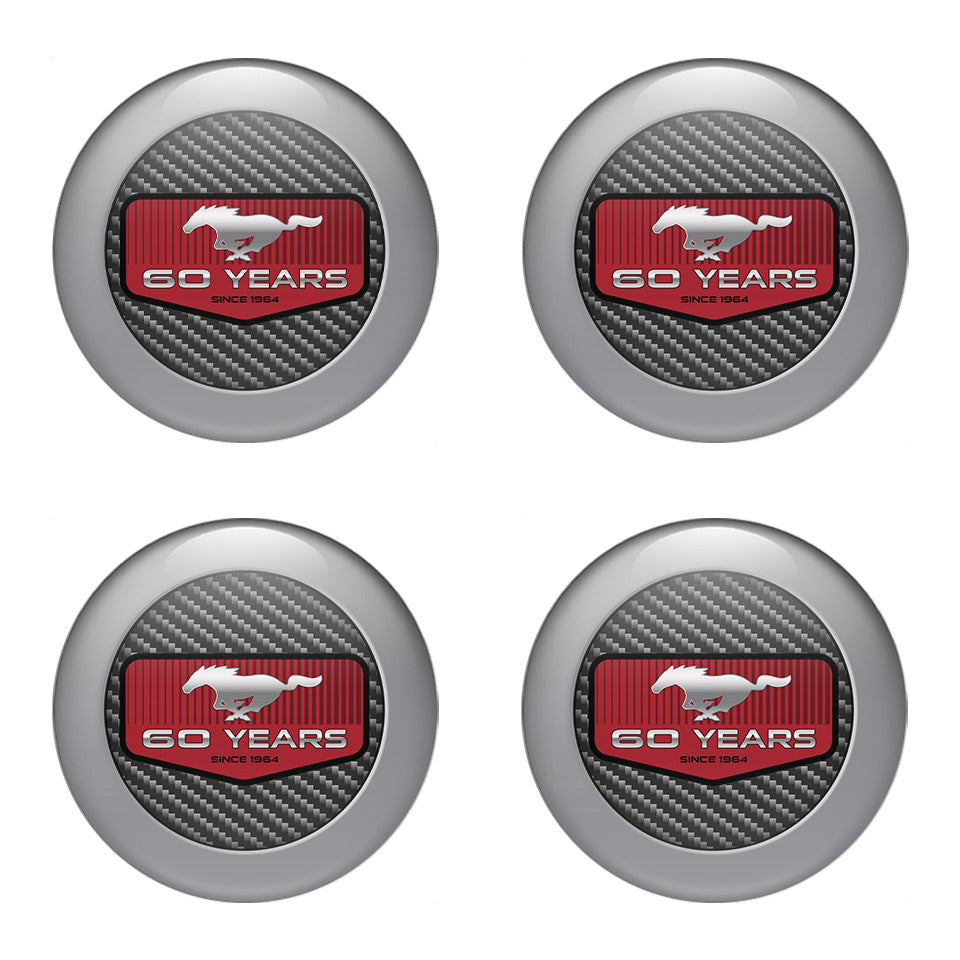 MUSTANG Emblems for Wheel Center Caps