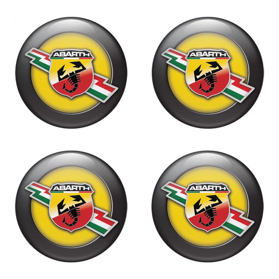 ABARTH Domed Emblems for Center Caps