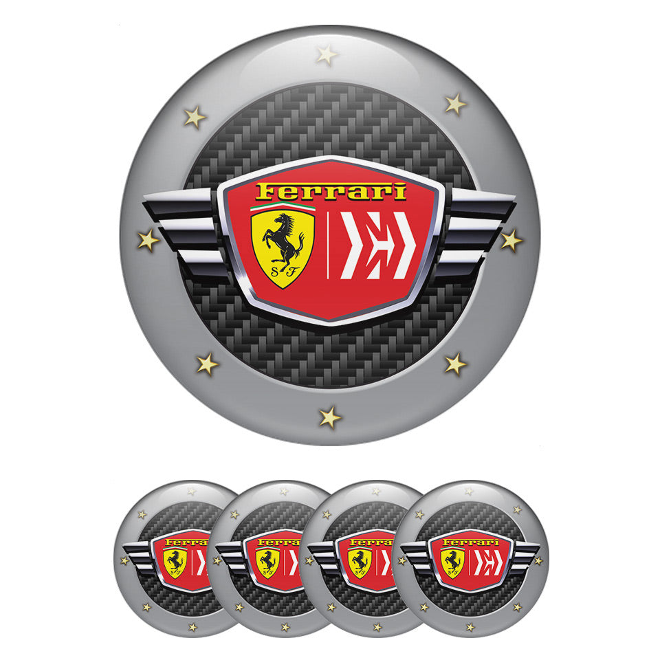 FERRARI Emblems for Wheel Center Caps