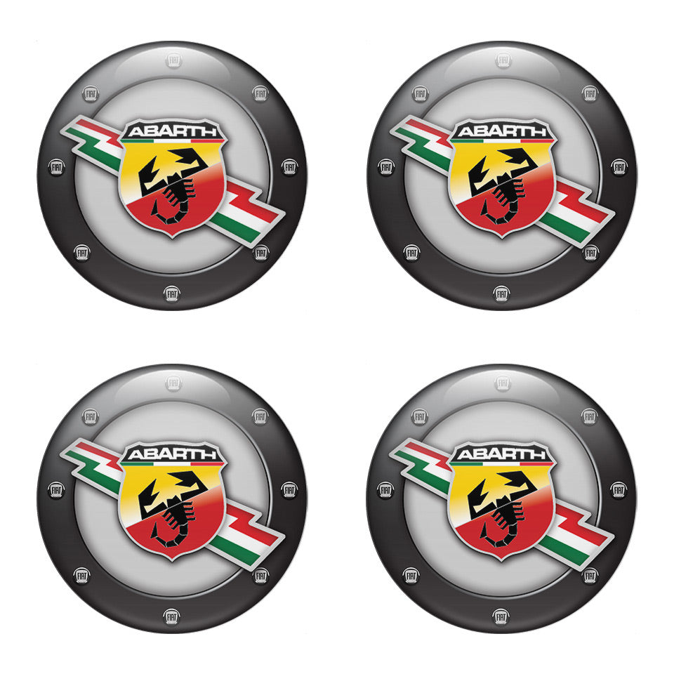 ABARTH Domed Emblems for Center Caps