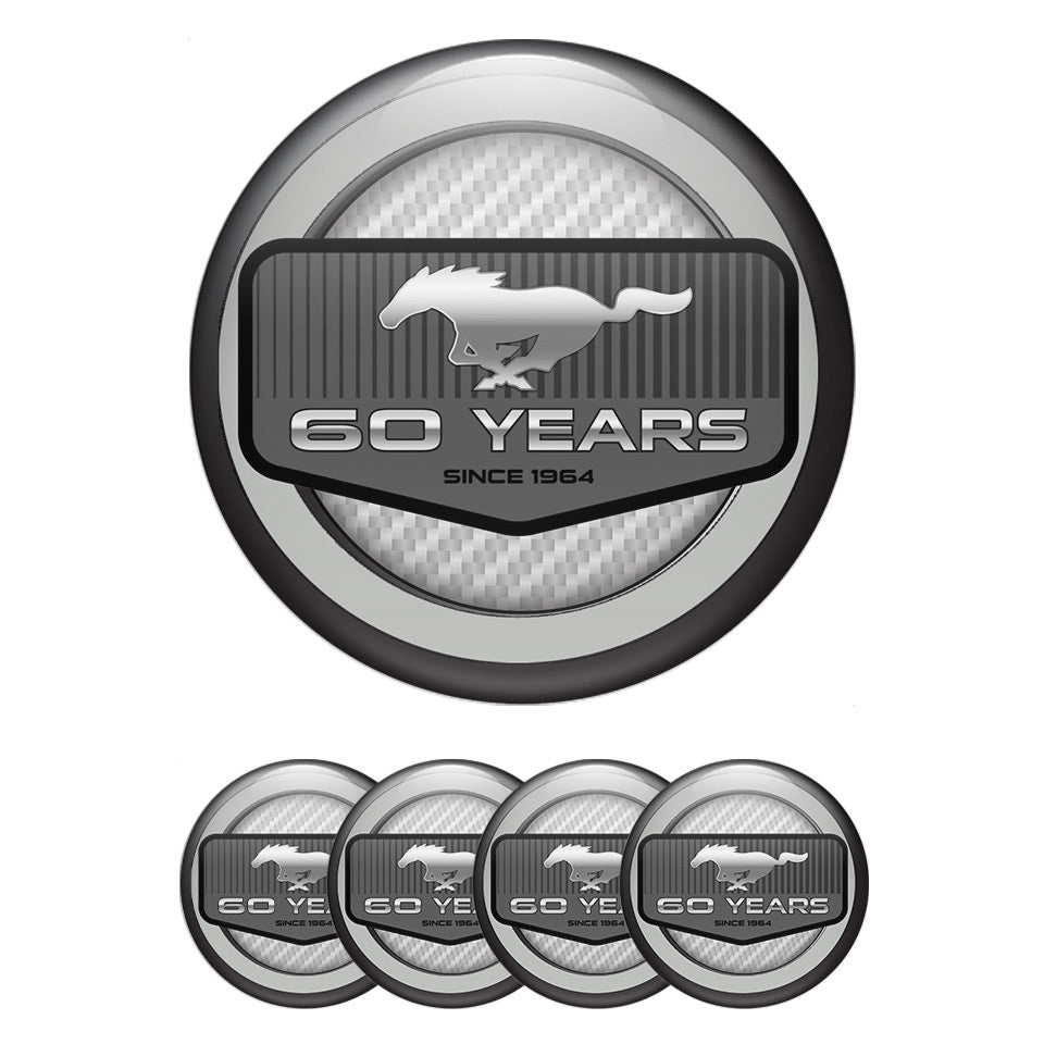 MUSTANG Emblems for Wheel Center Caps