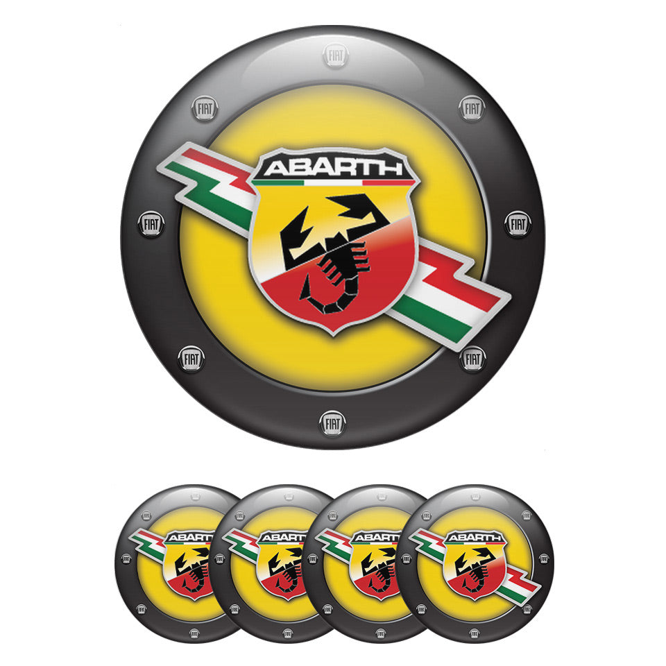 ABARTH Emblems for Wheel Center Caps