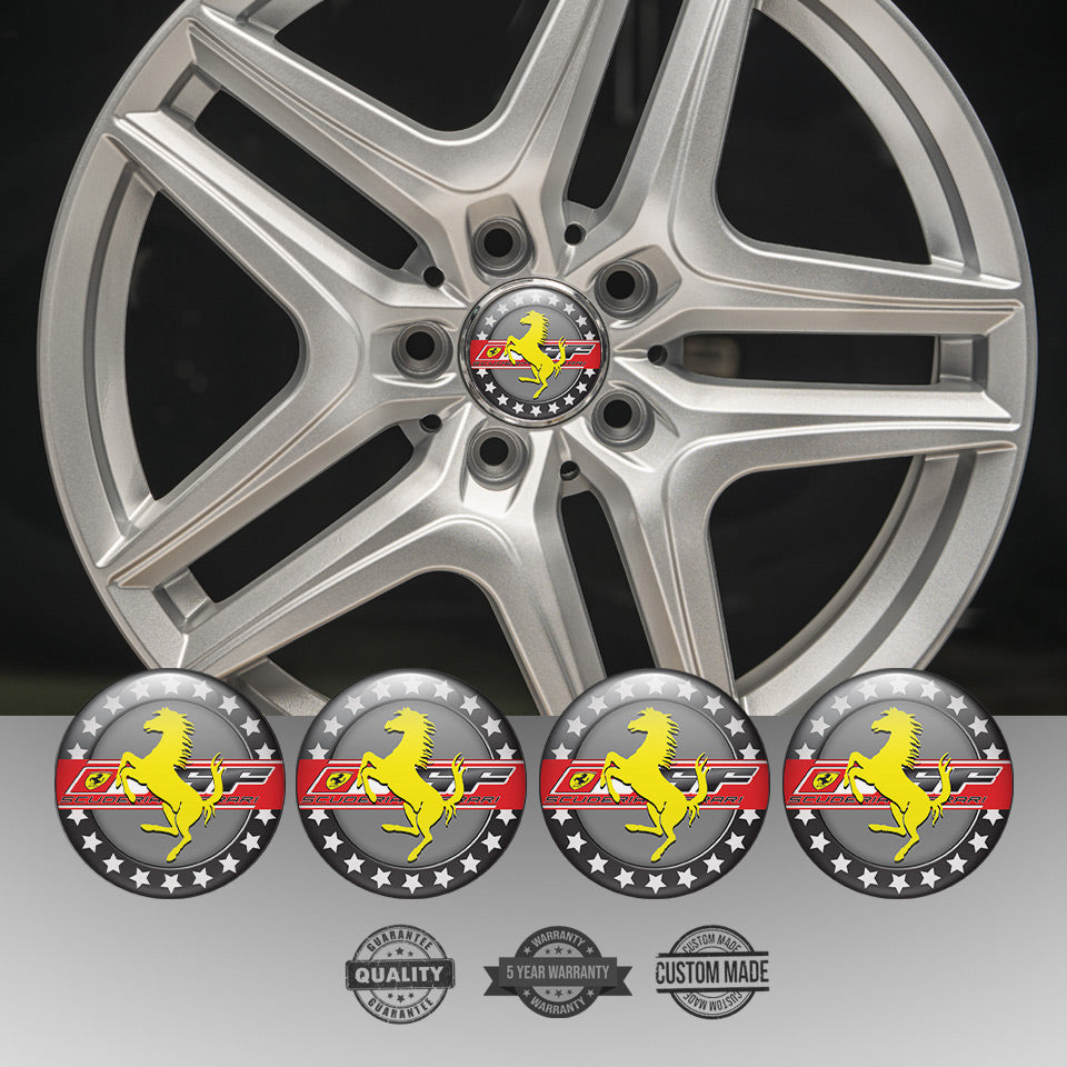 FERRARI Emblems for Wheel Center Caps