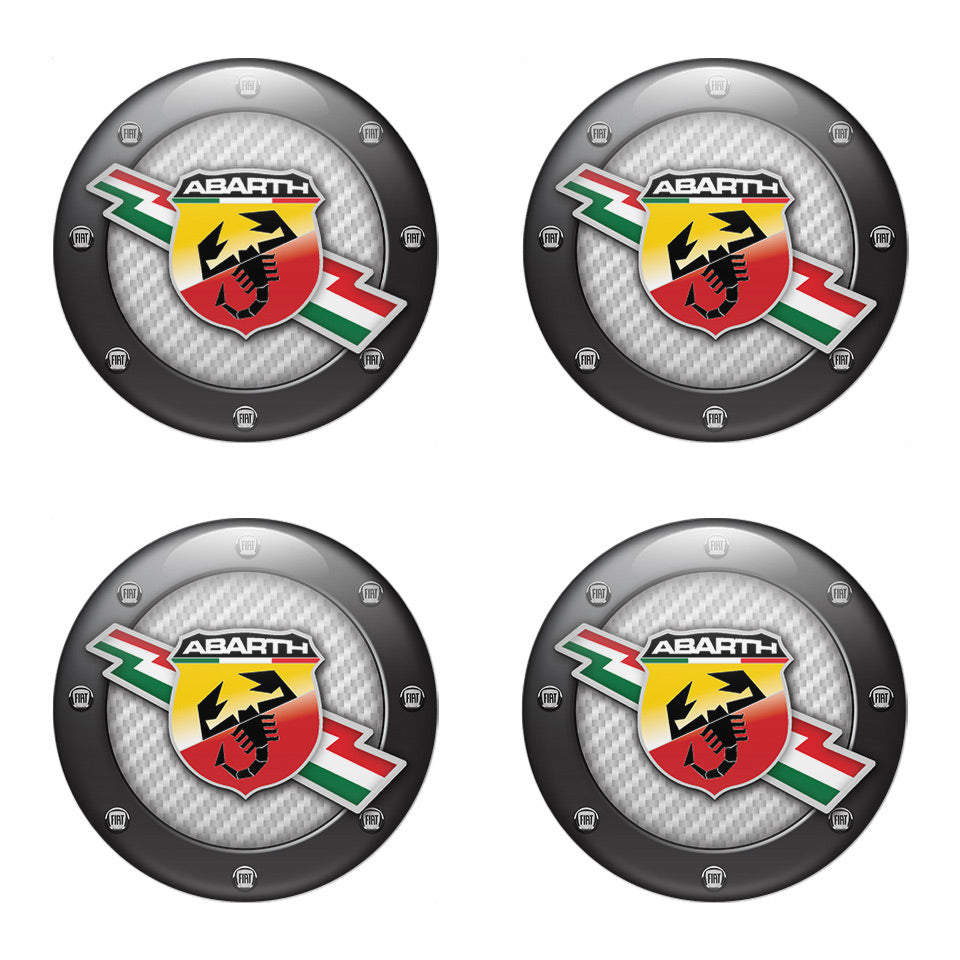 ABARTH Domed Emblems for Center Caps