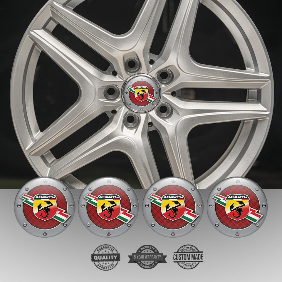 ABARTH Domed Emblems for Center Caps