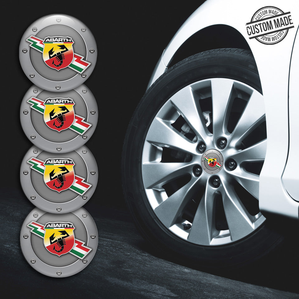 ABARTH Domed Emblems for Center Caps