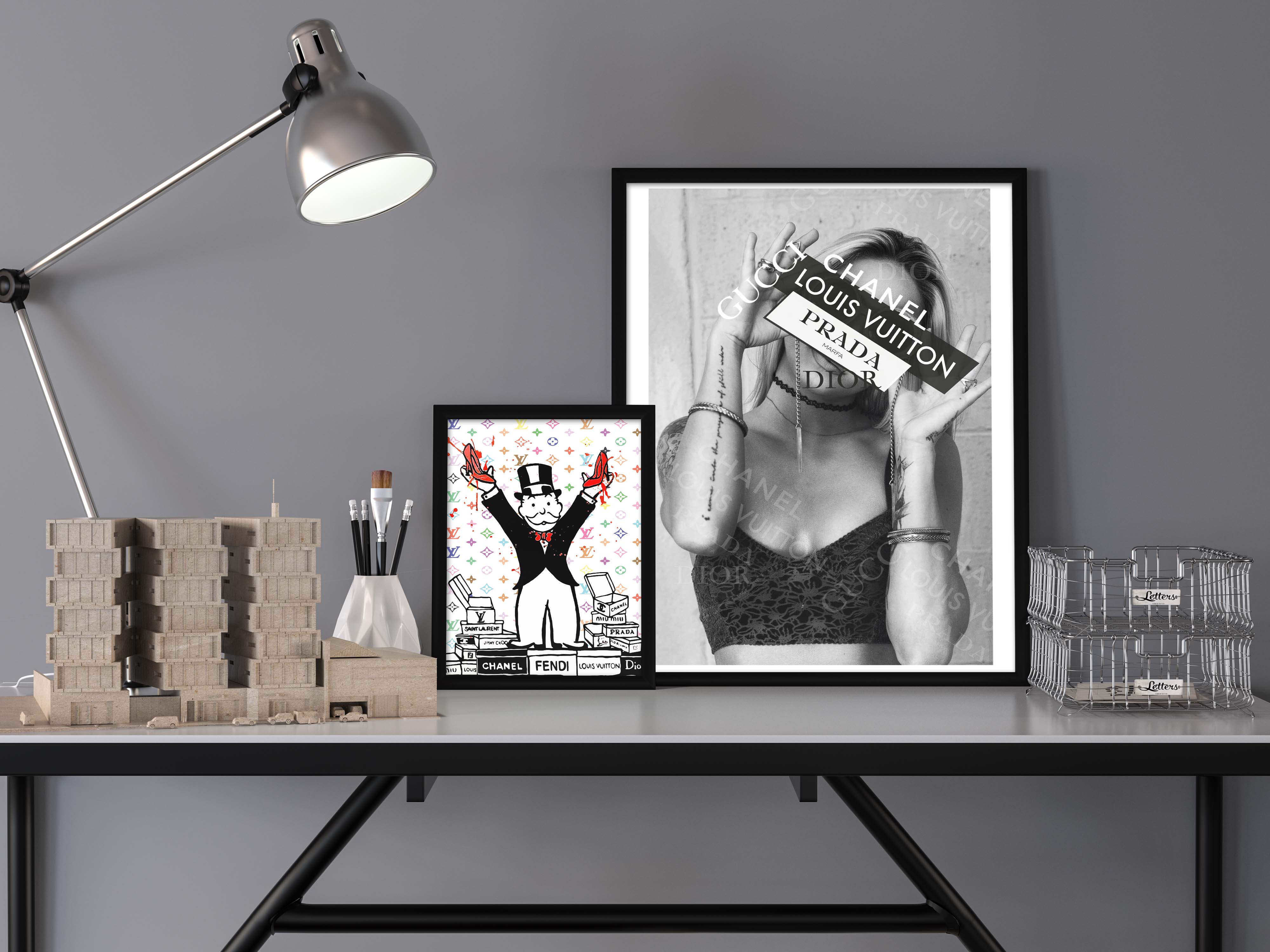 Perfection in Design Fashion Wall Art