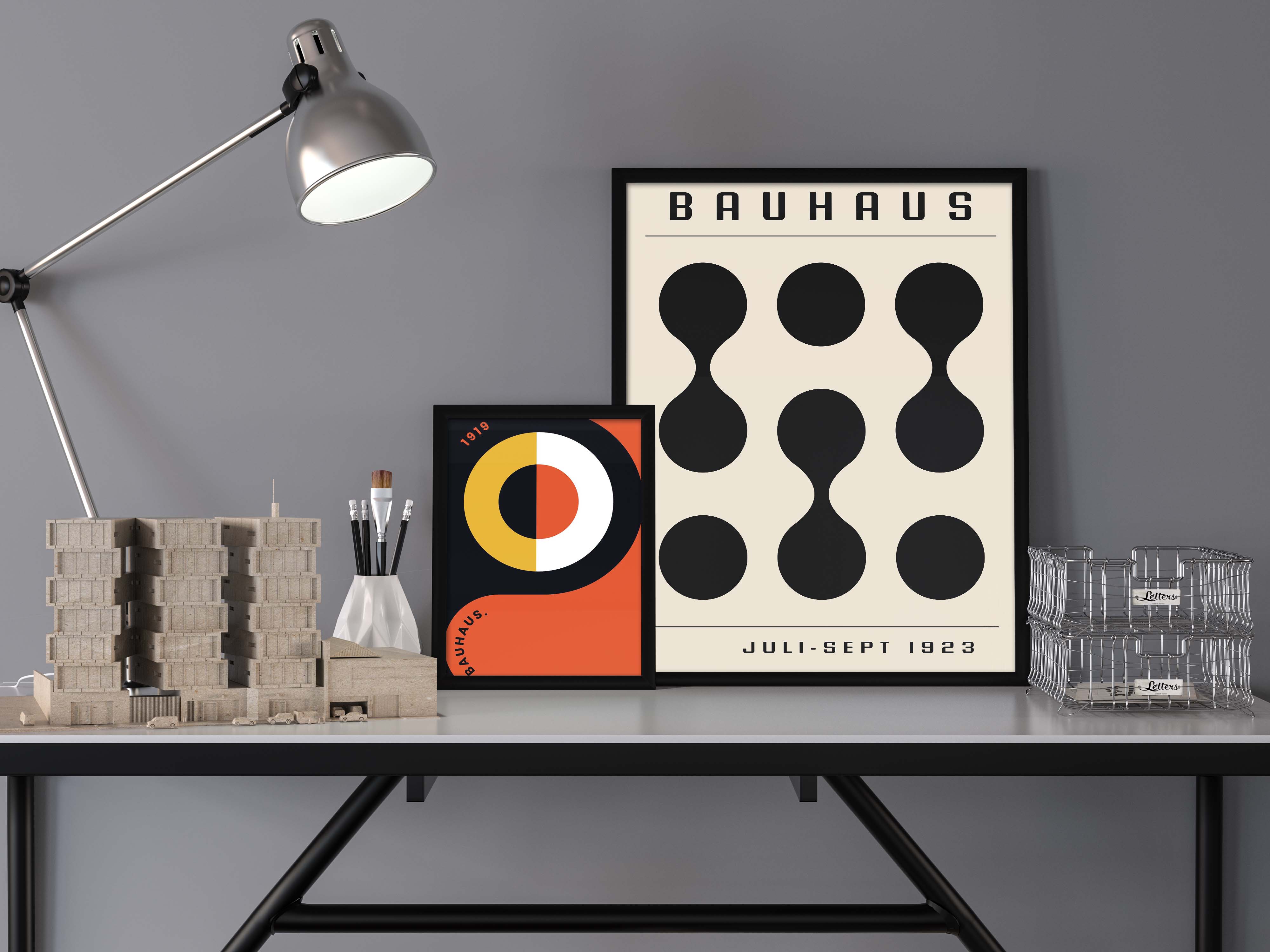 Radiant Abstraction BAUHAUS Poster