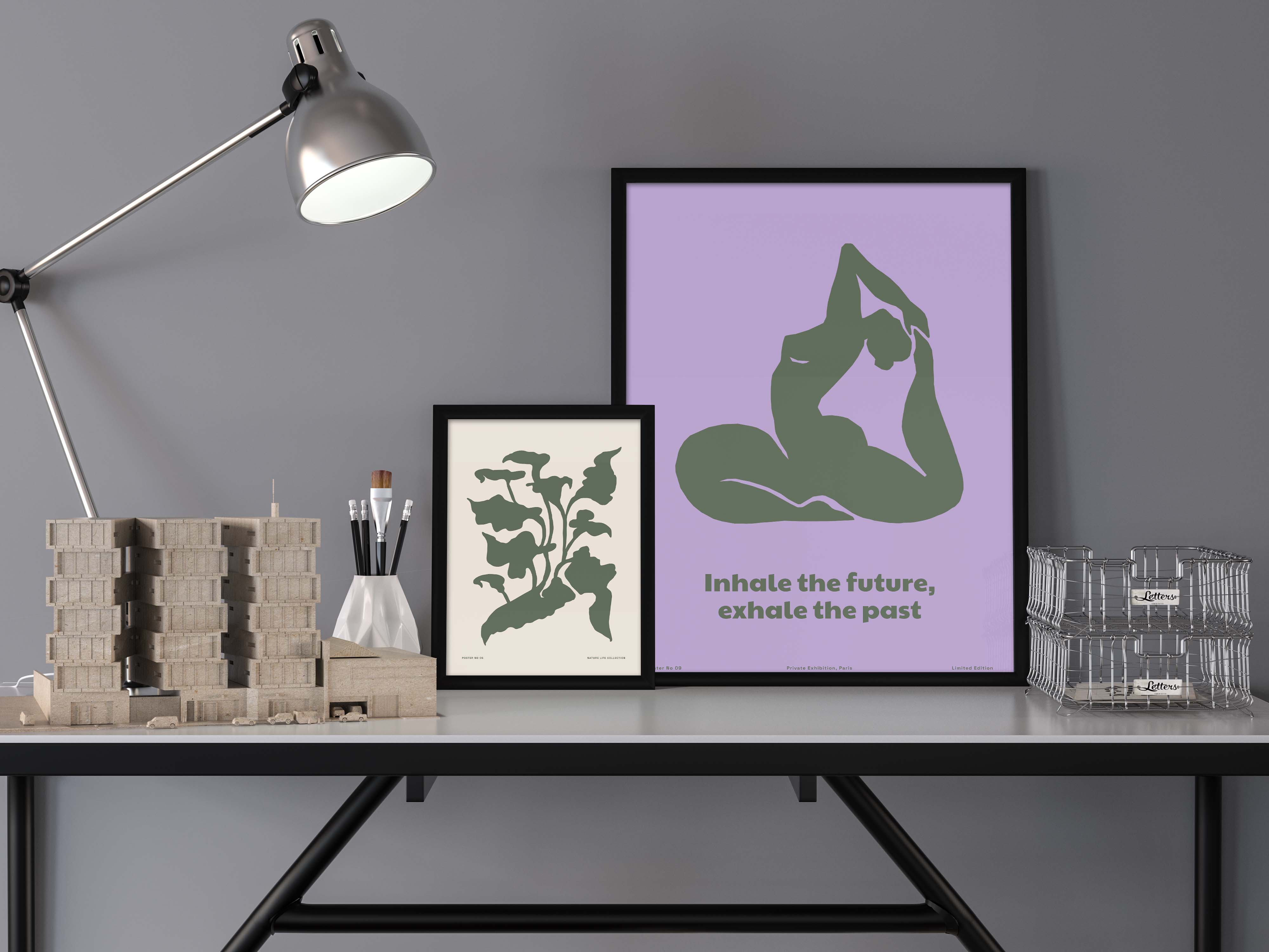 Zen Flow Yoga Poster