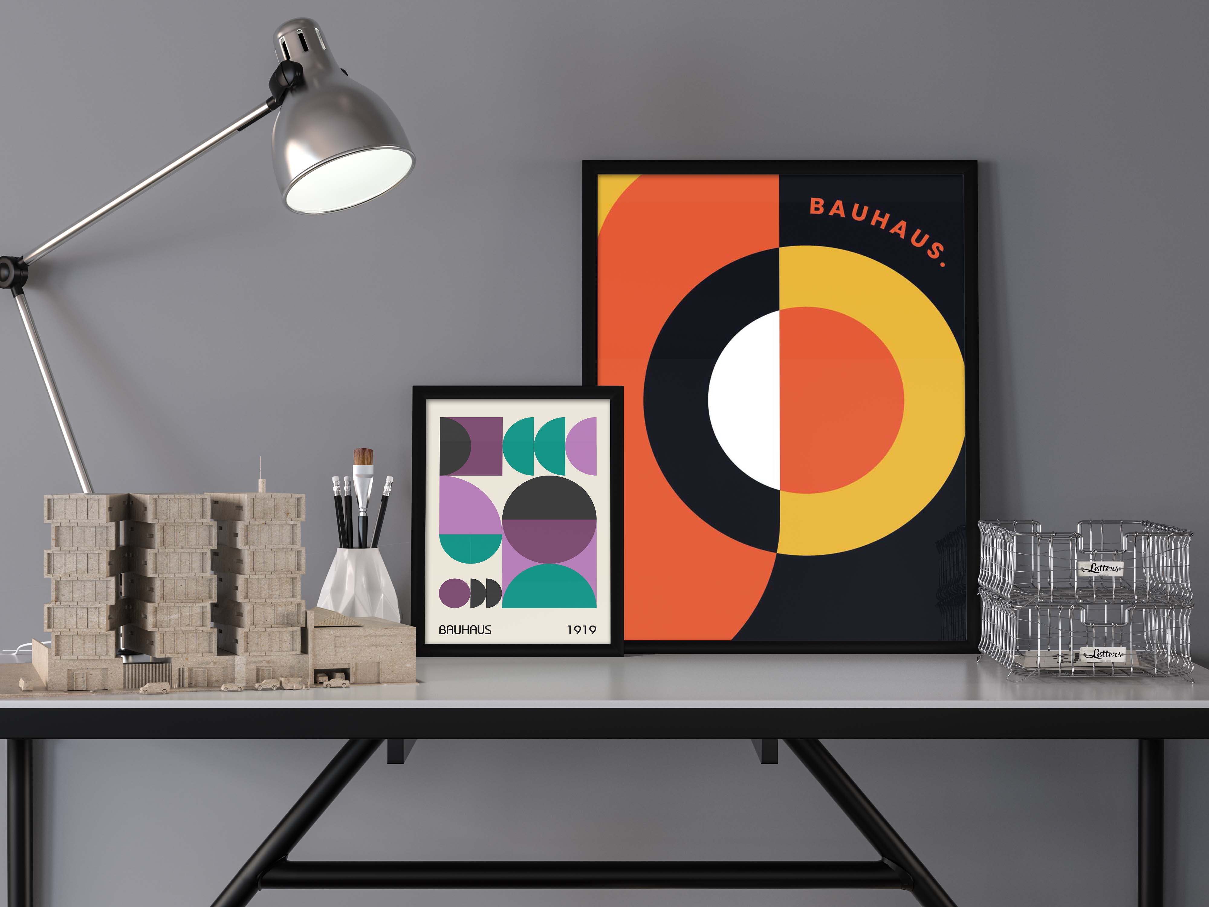 Spatial Intuition BAUHAUS Poster