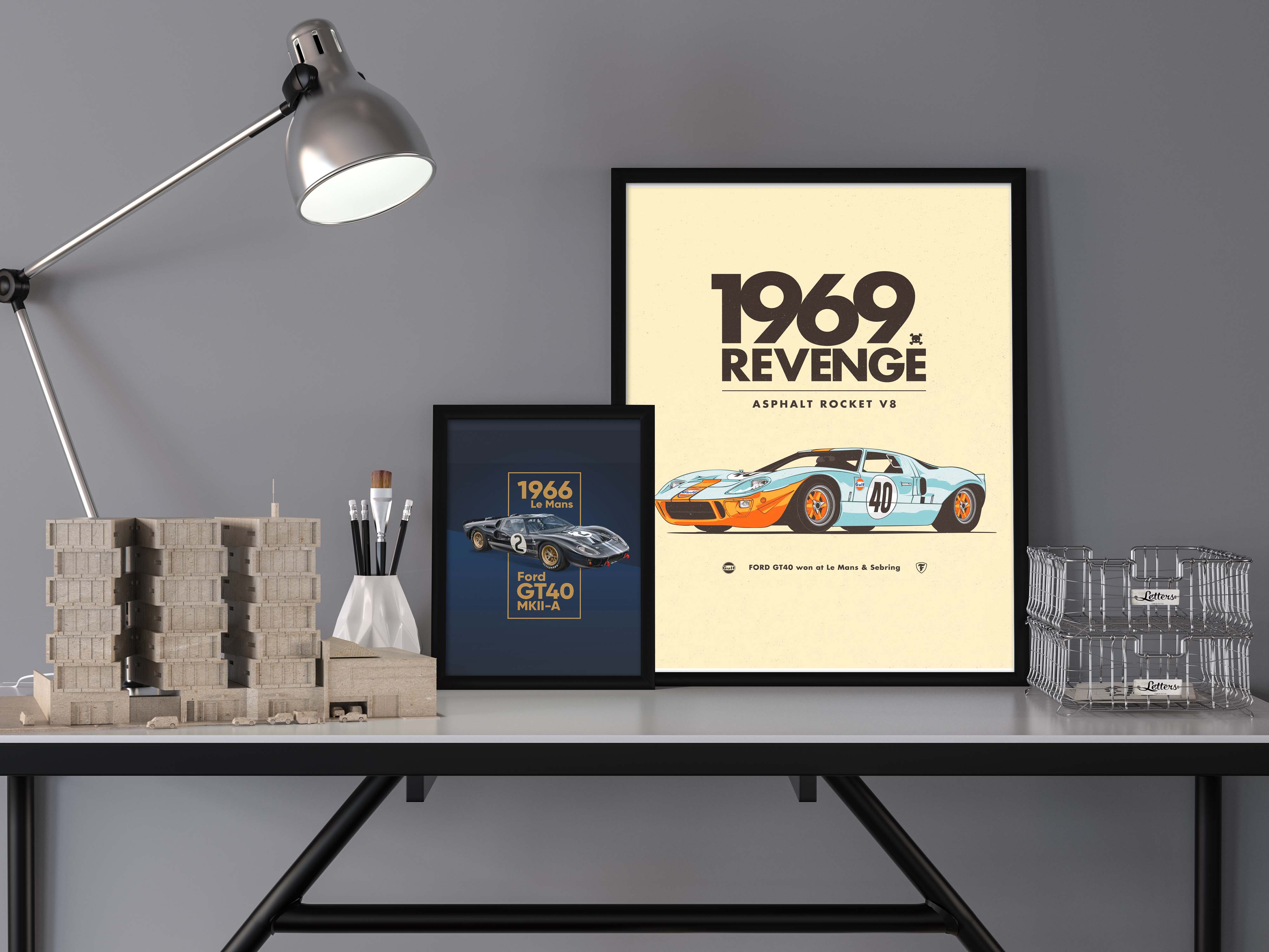 Ford GT40 Poster