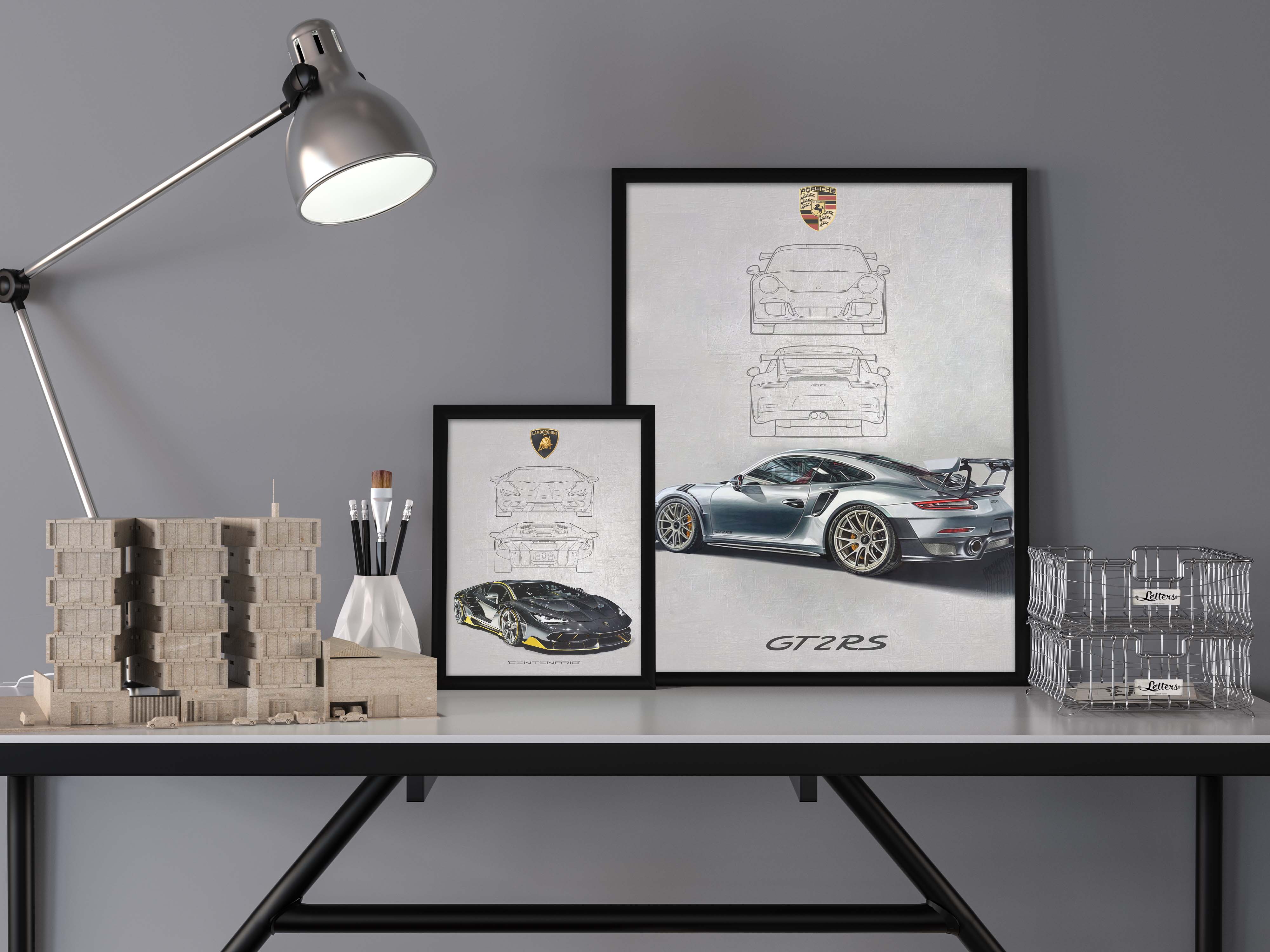 LAMBORGHINI CENTENARIO Poster