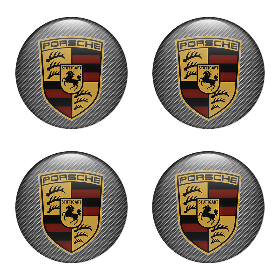 PORSCHE Domed Emblems for Center Caps27