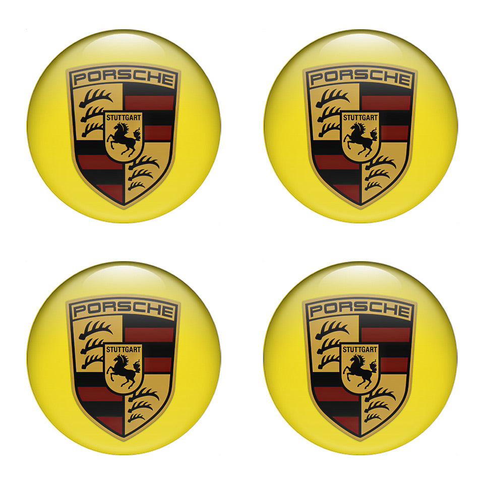 PORSCHE Domed Emblems for Center Caps39