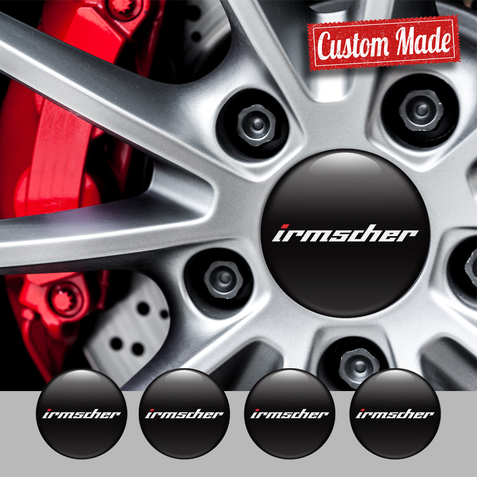 IRMSCHER Silicone Stickers for Wheel Center Caps