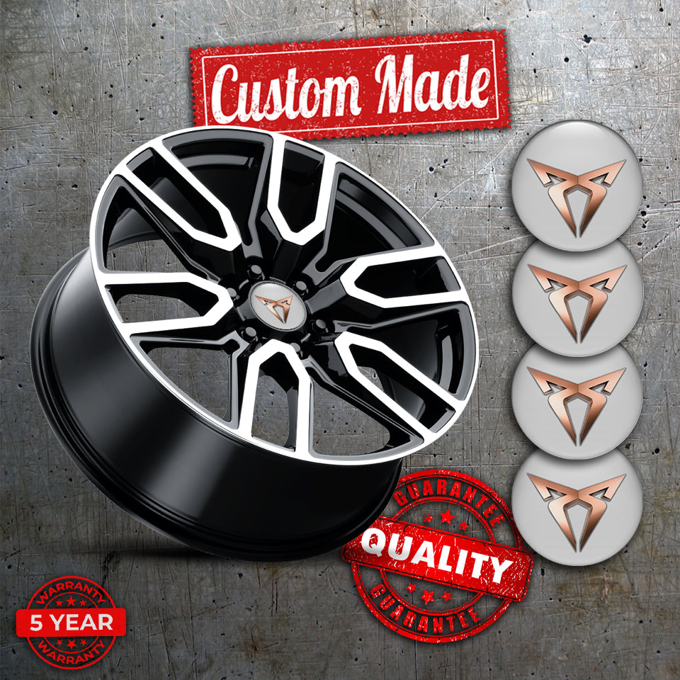 SEAT CUPRA Emblems for Wheel Center Caps