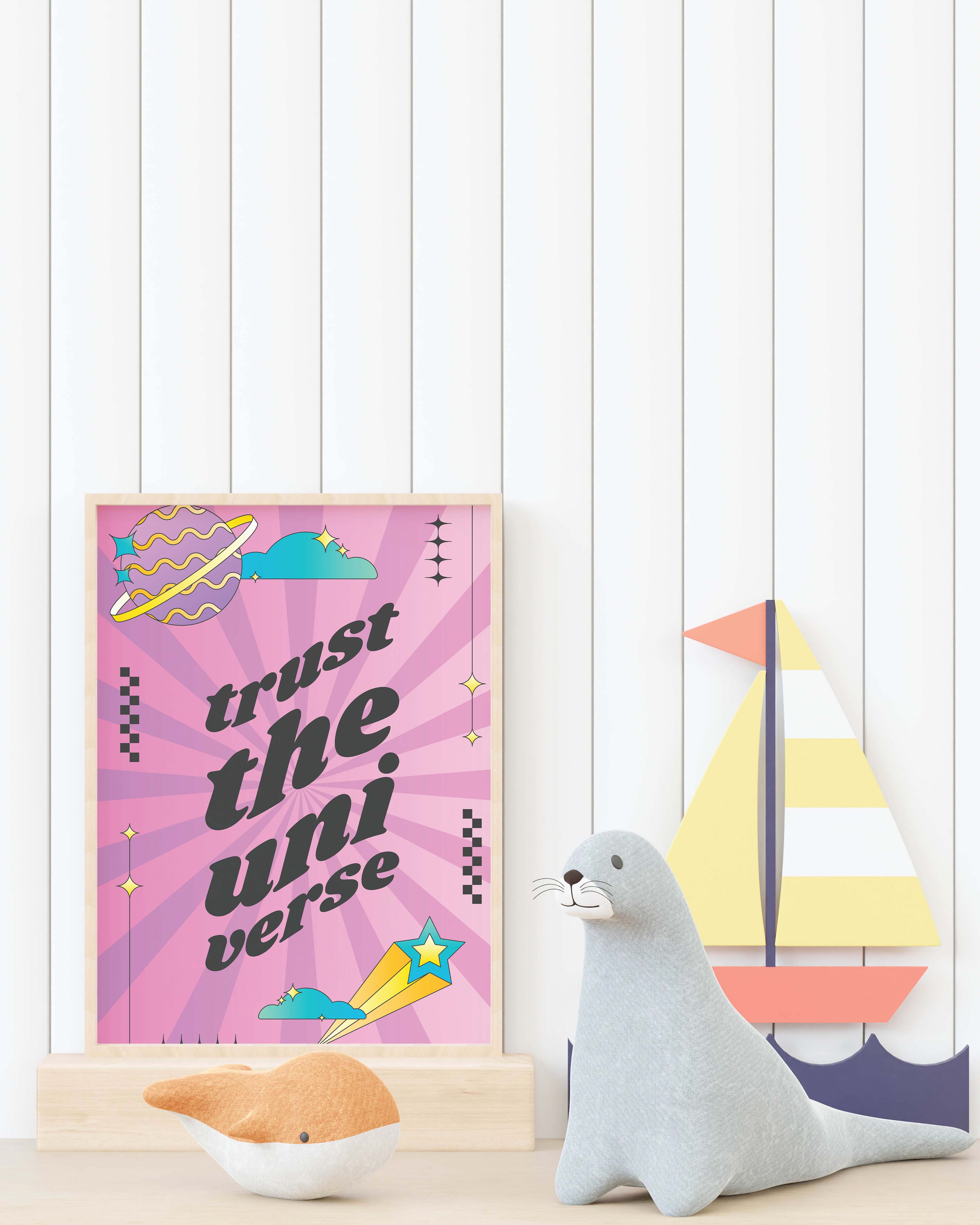 Trust The Universe Poster