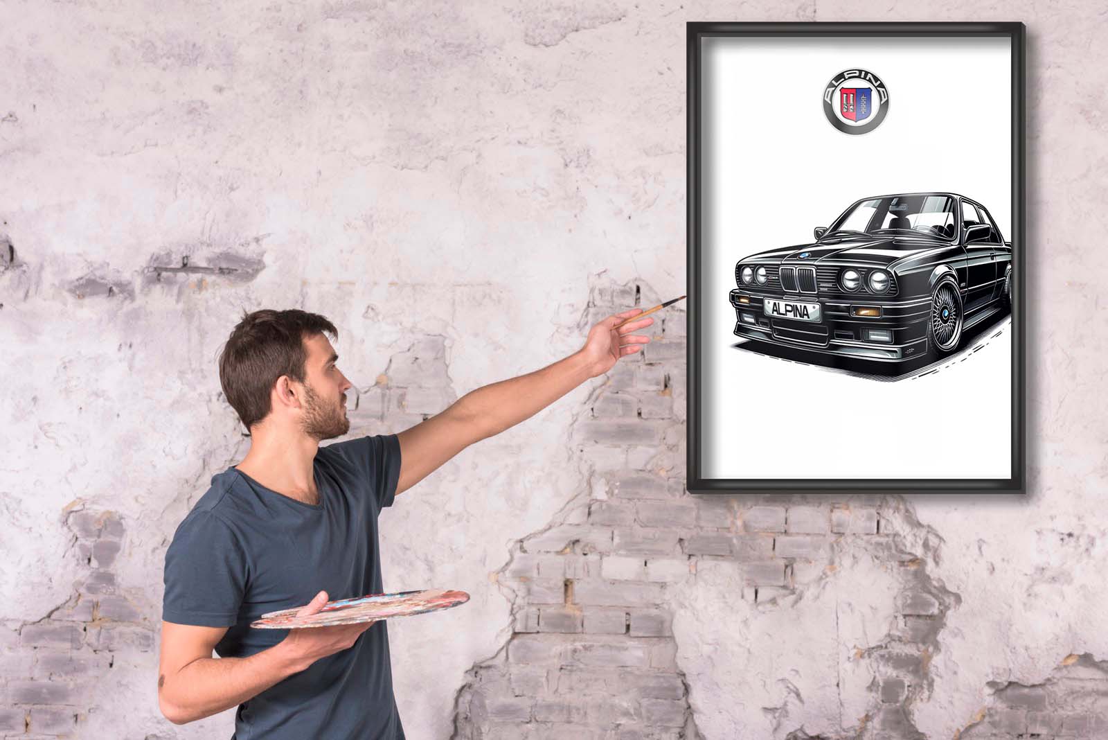 BMW 30 ALPINA POSTER