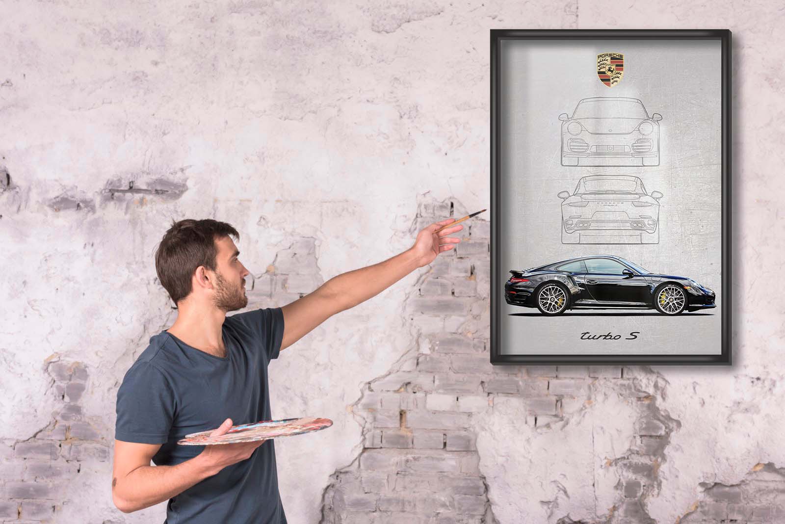 Porsche Turbo S Poster