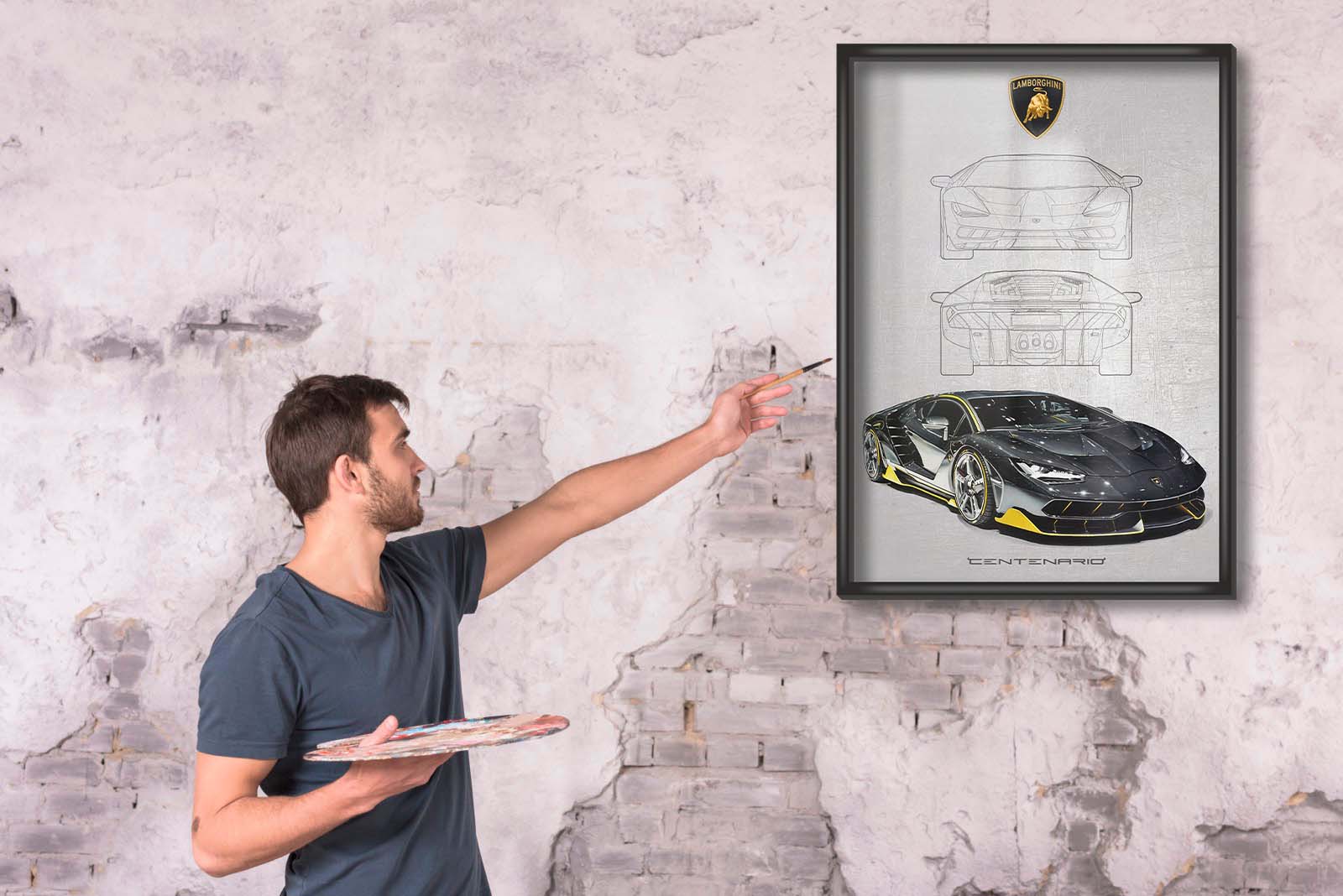 LAMBORGHINI CENTENARIO Poster