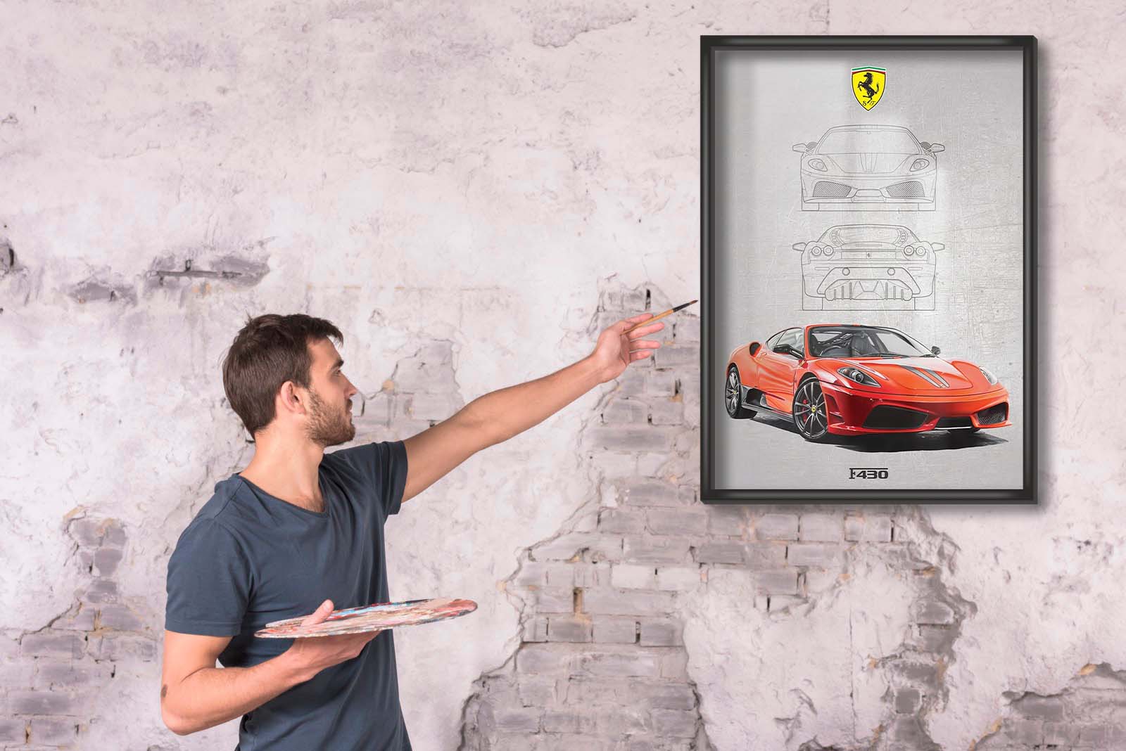 Ferrari 430 Poster