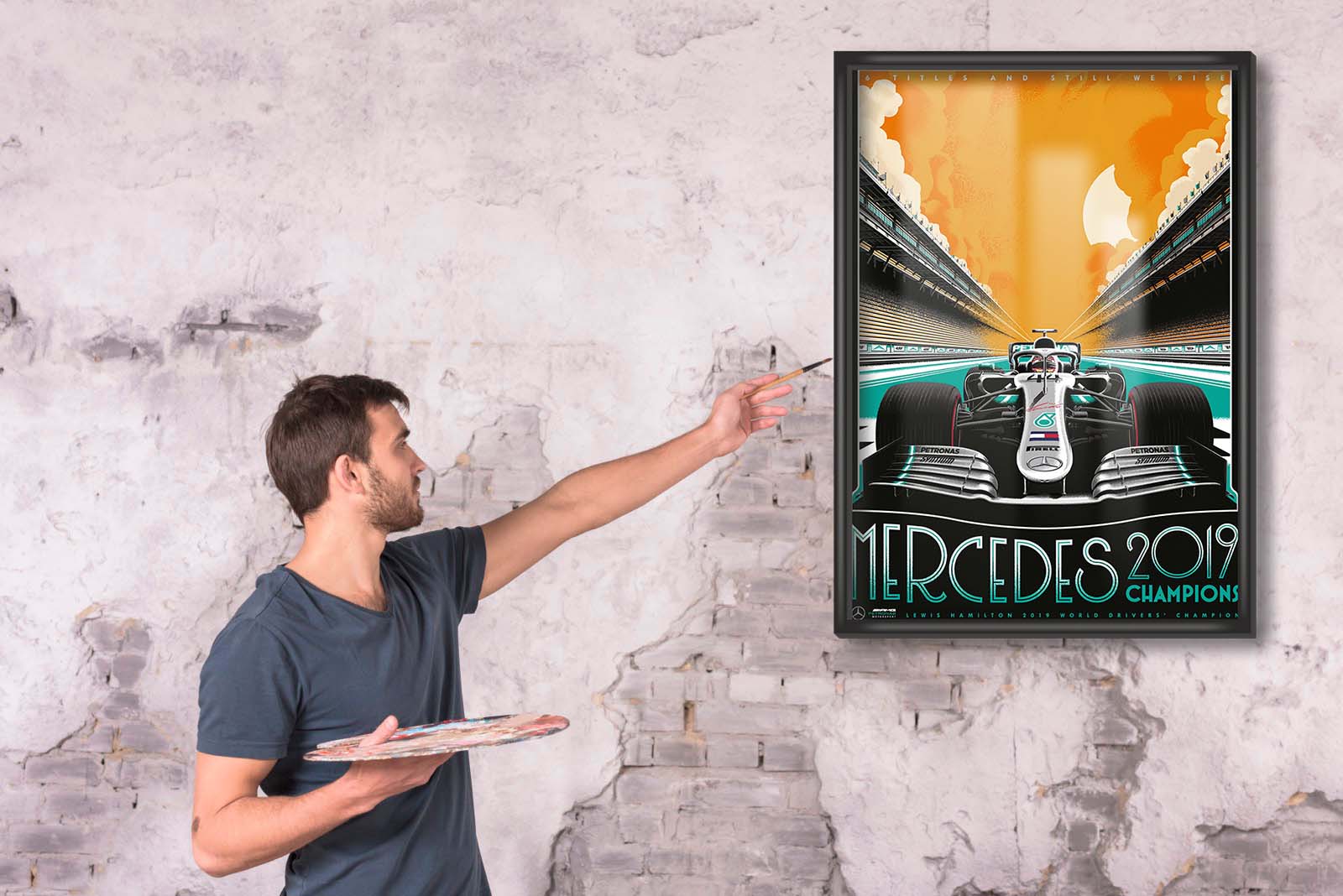 MERCEDES 2019 Poster