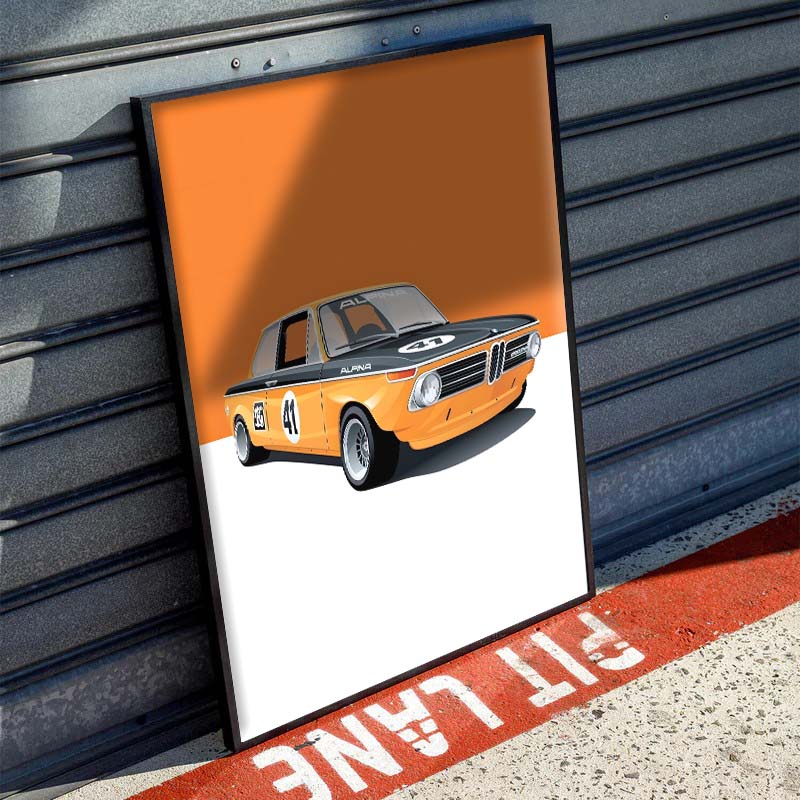 BMW 2002 Alpina Poster