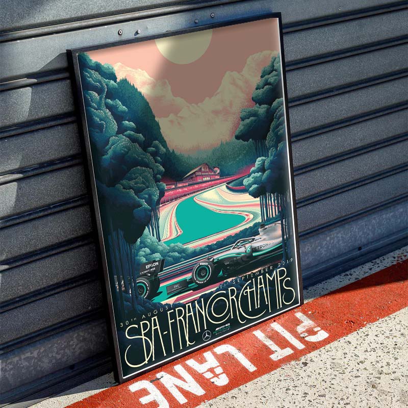 F1 San Francisco poster