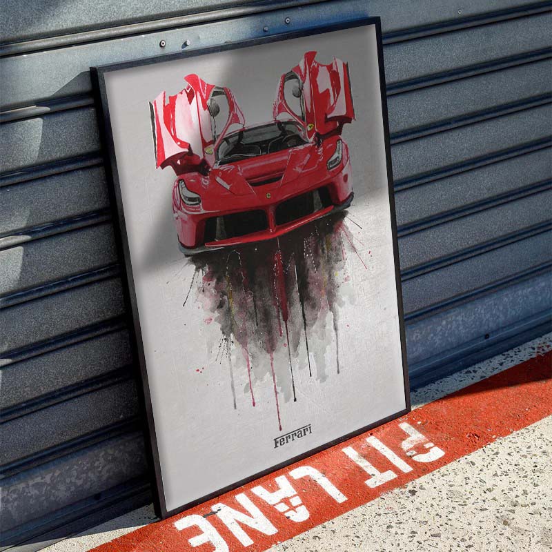 FERRARI SPLASH Poster