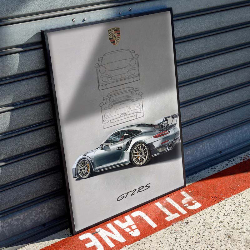 PORSCHE GT2RS Poster